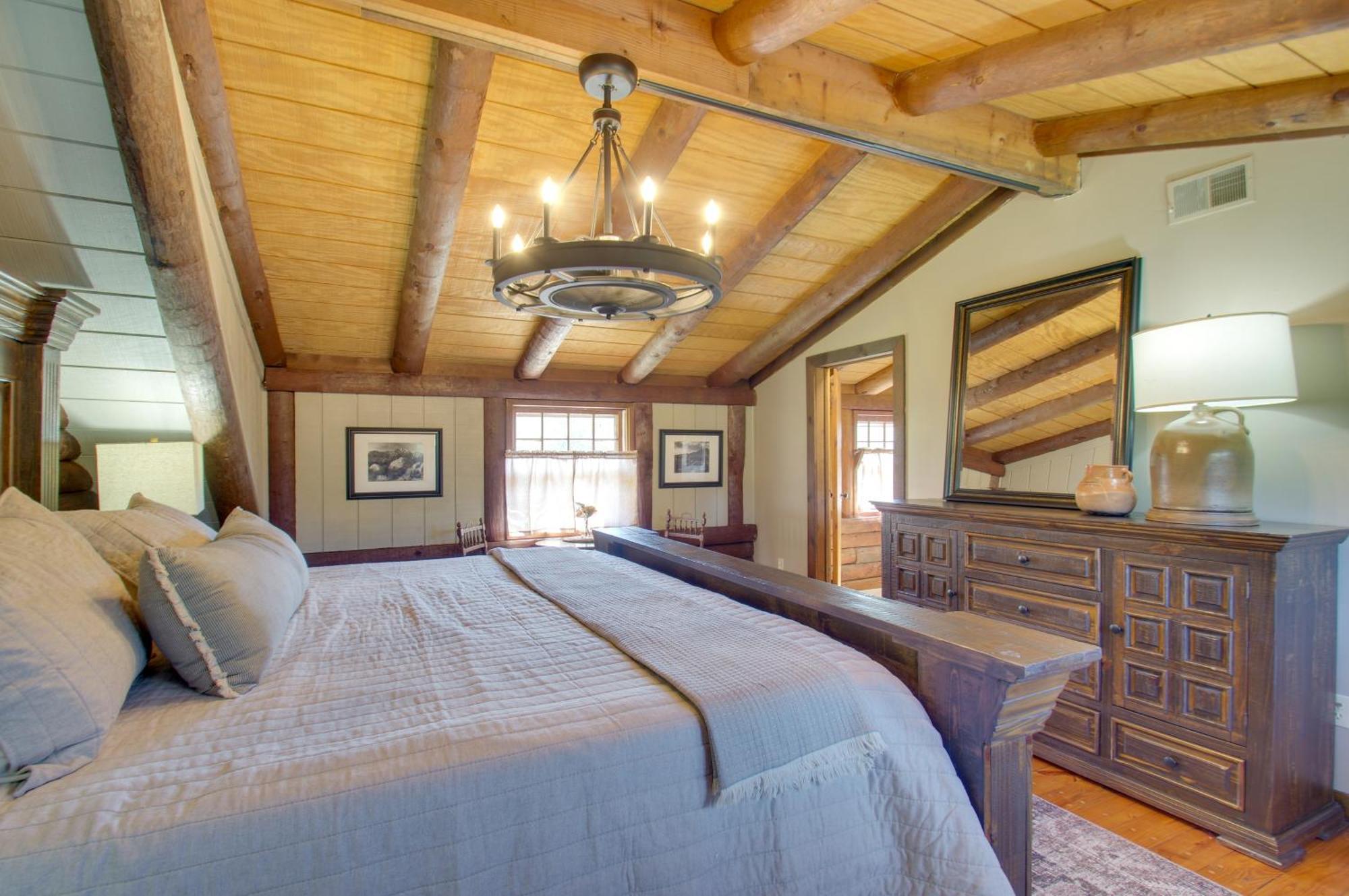 Cozy Log Cabin Getaway With Fire Pit And 3 Acres! Ruckersville ภายนอก รูปภาพ