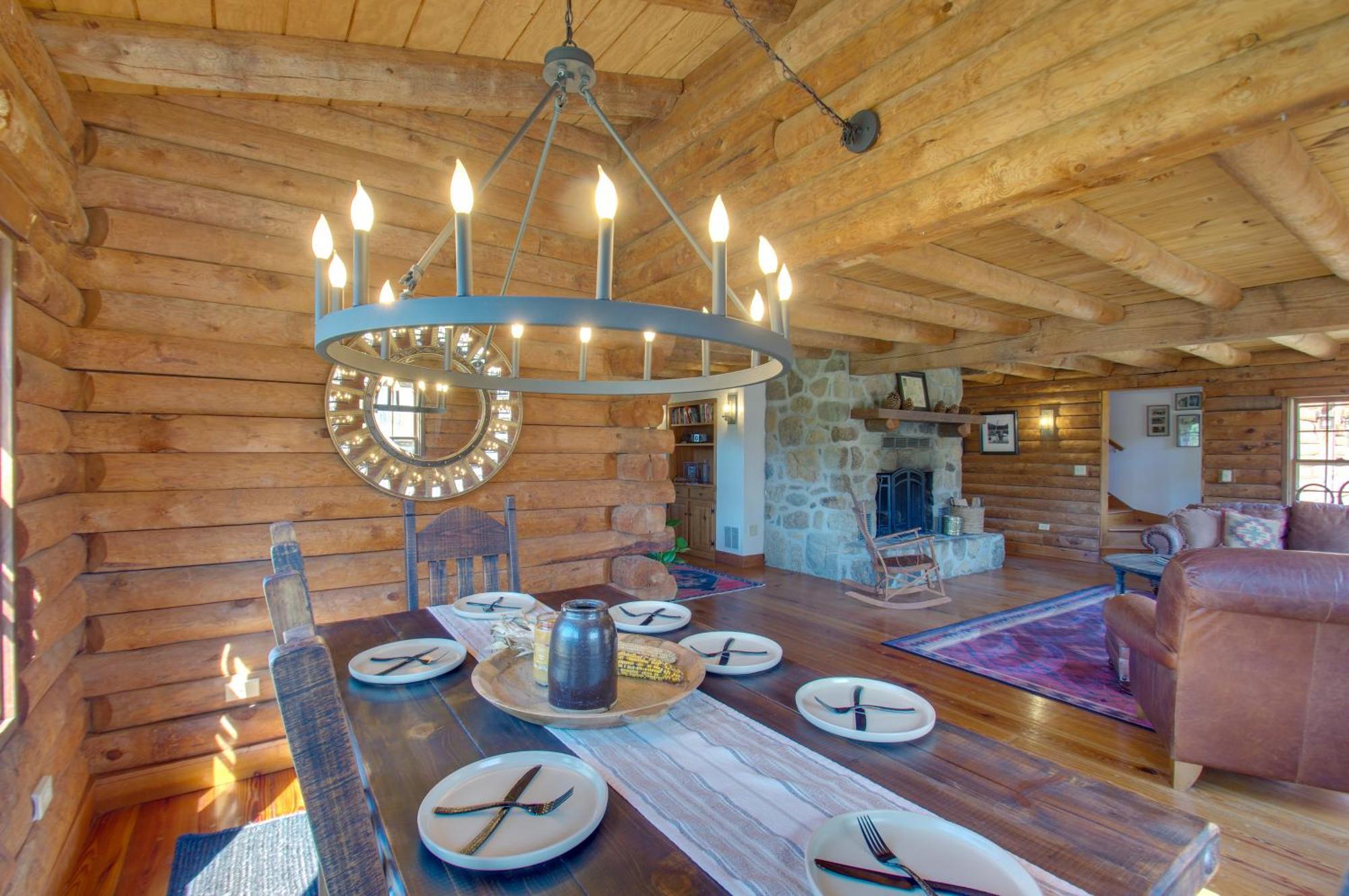 Cozy Log Cabin Getaway With Fire Pit And 3 Acres! Ruckersville ภายนอก รูปภาพ